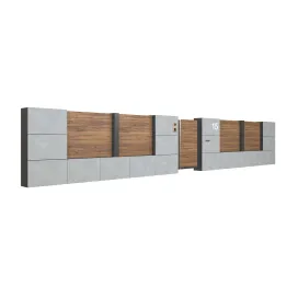 Fence with intercom